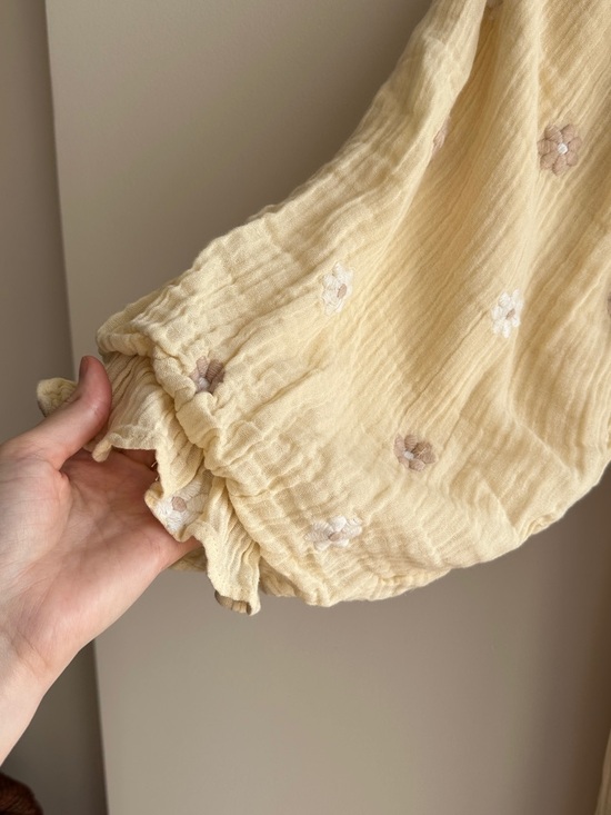 Free People Dahlia Embroidered Maxi Dress, Daisy Butter Yellow, Small - Picture 7 of 16